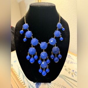 Blue & Gold Statement Necklace